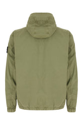 Green stretch cotton jacket -  | Wise