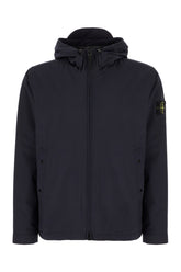 Midnight blue stretch polyester jacket -  | Wise