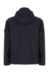 Midnight blue stretch polyester jacket -  | Wise