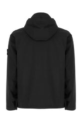 Black stretch polyester jacket -  | Wise