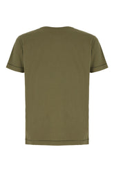 Olive green cotton t-shirt -  | Wise