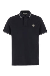 Polo in piquet blu notte -  | Wise