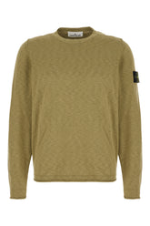 Maglione in misto cotone verde militare -  | Wise
