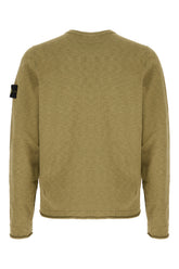 Maglione in misto cotone verde militare -  | Wise