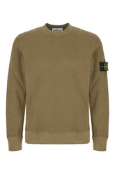 Olive cotton sweater -  | Wise