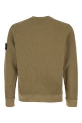 Olive cotton sweater -  | Wise