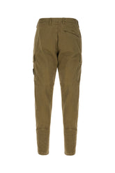 Pantalone cargo in cotone stretch verde militare -  | Wise