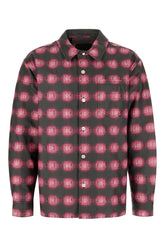 Printed leather jacket -  | Wise