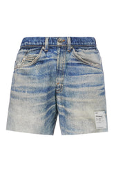 Printed polyester bermuda shorts -  | Wise