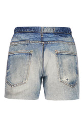 Printed polyester bermuda shorts -  | Wise