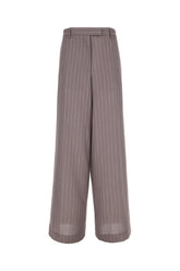 Embroidered cotton pants -  | Wise