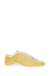 Ochre leather Ballerina sneakers -  | Wise