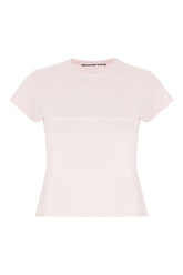 T-shirt in cotone stretch rosa -  | Wise