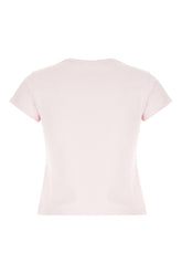 T-shirt in cotone stretch rosa -  | Wise