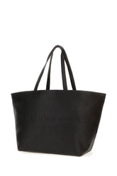 Black leather shopping bag -  | Wise