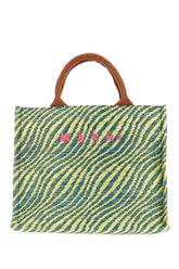 Multicolor raffia handbag -  | Wise