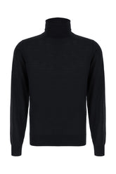 Midnight blue wool sweater -  | Wise