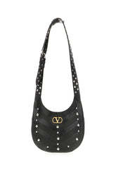 Slate leather Hoboho shoulder bag -  | Wise