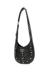 Slate leather Hoboho shoulder bag -  | Wise