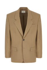 Sage green wool blend jacket -  | Wise