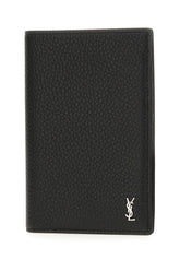 Black leather wallet -  | Wise