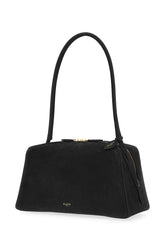 Black suede Le Bouledogue shoulder bag -  | Wise