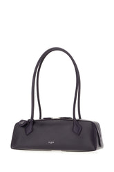 Borsa a spalla Le Teckel media in pelle melanzana -  | Wise