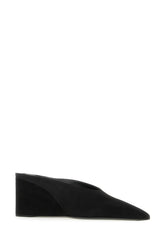 Sabot in pelle scamosciata nera -  | Wise