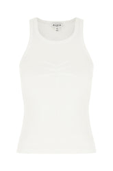 White cotton tank top -  | Wise