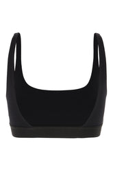 Black stretch modal crop top -  | Wise