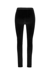 Black chenille leggings -  | Wise