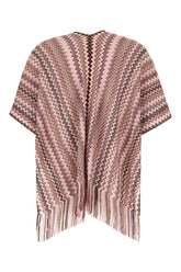 Embroidered viscose blend cape -  | Wise