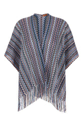 Embroidered viscose blend cape -  | Wise