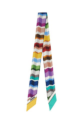 Printed silk foulard -  | Wise