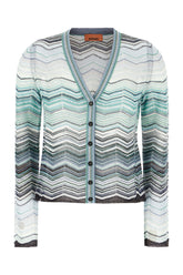 Embroidered viscose blend cardigan -  | Wise