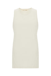 Ivory cotton blend tank top -  | Wise