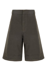 Charcoal cotton bermuda shorts -  | Wise