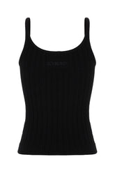 Black viscose blend top -  | Wise