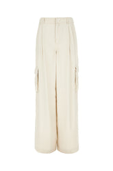 Pantalone in lyocell sabbia -  | Wise