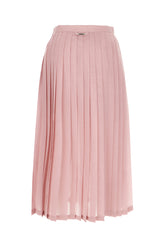 Pink lyocell blend skirt -  | Wise