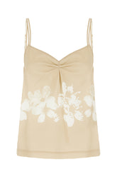 Top in misto lino beige -  | Wise