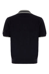 Polo in cotone blu notte -  | Wise