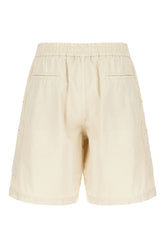 Beige cotton bermuda shorts -  | Wise
