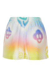 Shorts in seta stampata -  | Wise