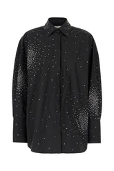 Black popeline shirt -  | Wise