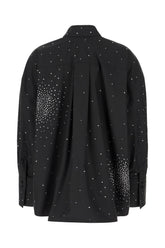 Black popeline shirt -  | Wise