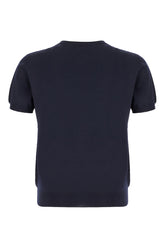 Maglione in lana blu navy -  | Wise