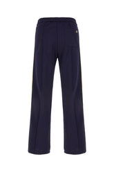 Navy blue polyester blend joggers -  | Wise