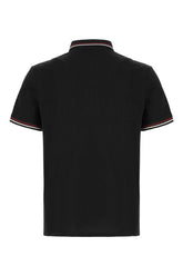 Black cotton polo shirt -  | Wise
