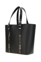 Borsa shopping in pelle nera -  | Wise